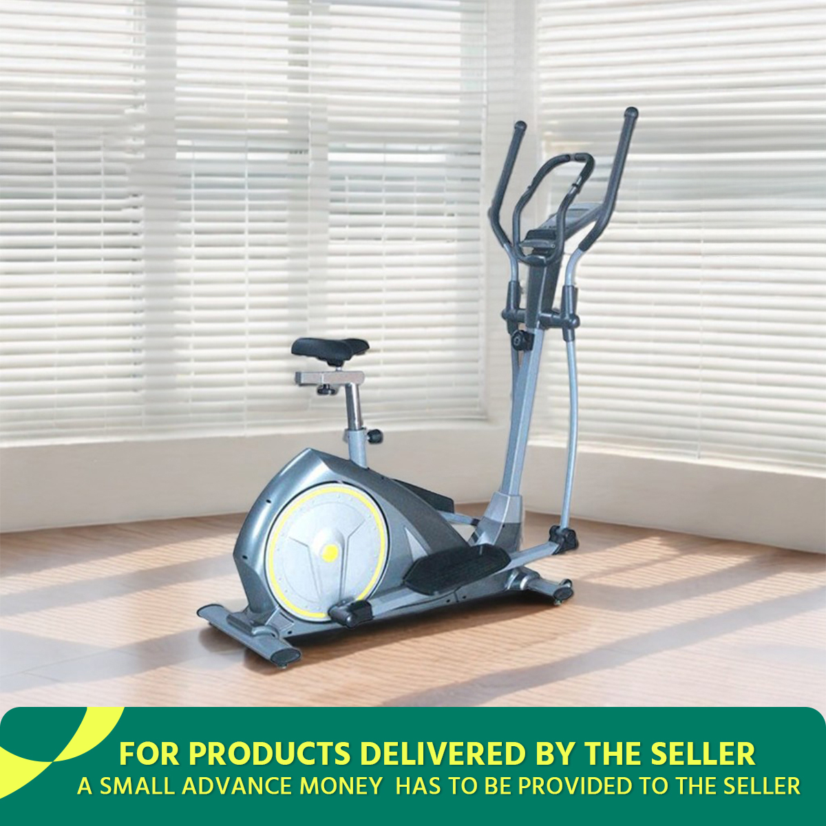 Machine Elliptical Or Stationary Bike 4in1 Home Seated Elliptical