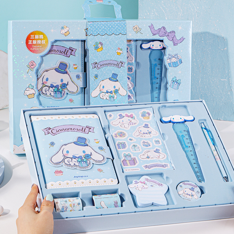 Sanrio%20Kuromi%20Stationery%20Set%20My%20Melody%20Cinnamoroll%20Pas%20Notepad%20Mini%20Notebook%20Signature%20Pen%20Students%20Supplies%20Kids%20Gift%20-%20Image%204