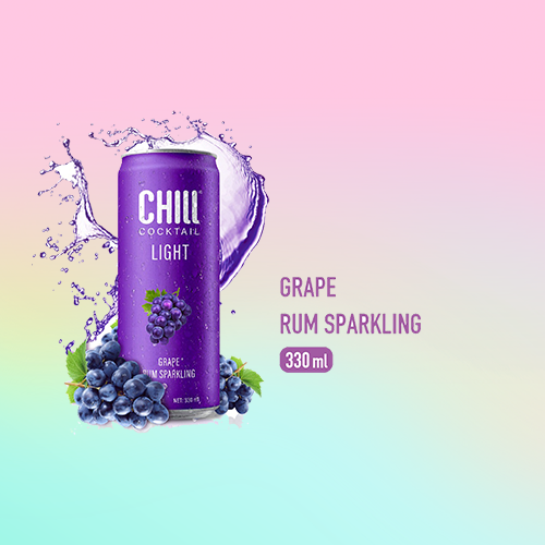 Thùng 6 lon Chill Cocktail mix vị 330ml/lon