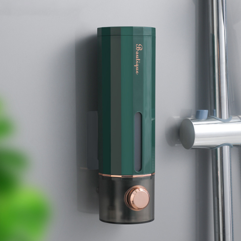 Press soap dispenser foam hand cleaner bracket hotel shower gel wall hanging box soap dispenser hand cleaner bottle