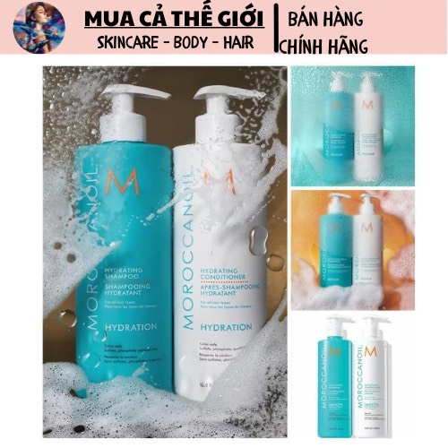 [Hàng công ty nhập khẩu chính hãng] Dầu gội xả Mo ro c canoil