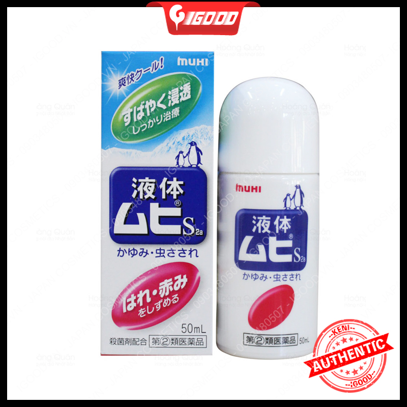 Bôi muỗi dạng lăn Muhi Nhật Bản 50ml
