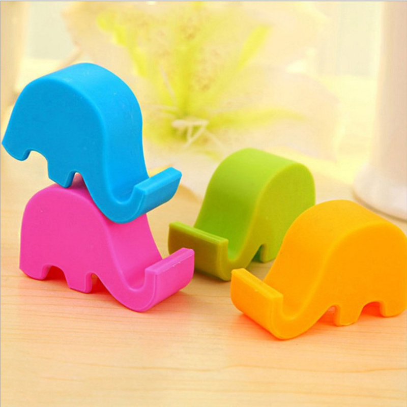 Aitemay Giá Đỡ Điện Thoại Mini Hình Con Voi Dễ Thương Thông Dụng Giá Đỡ Đa Năng Cho Điện Thoại Thông Minh 1 Chiếc