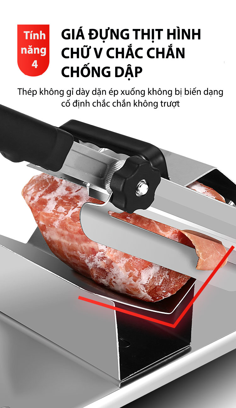 Dao Thái Thịt Đông Lạnh, Máy Cắt Thịt Đa Năng ( Ảnh Thật)