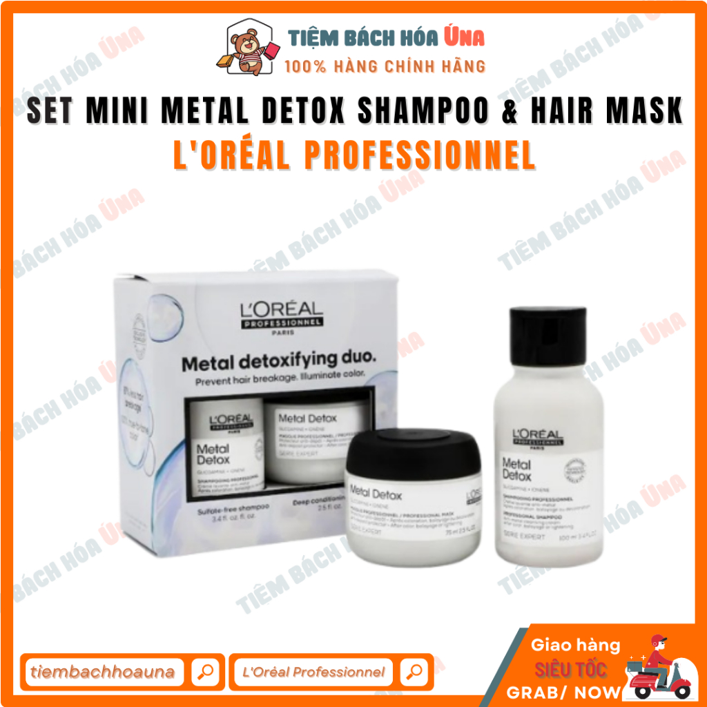 Mặt nạ LOREAL METAL DETOX thải độc cho tóc 75ML/250ML/500ML
