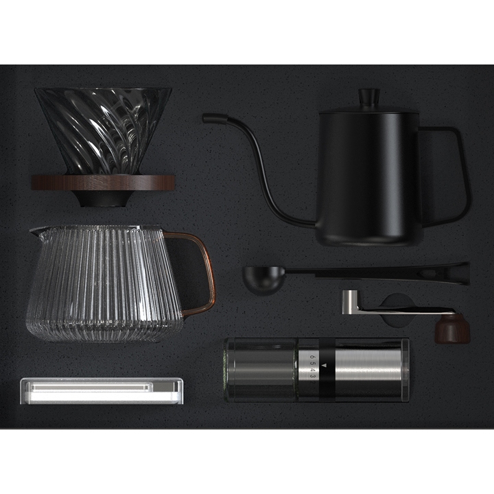 Set Pha Cà Phê Du Lịch POUR OVER WINCI TRAVEL P10 Plus, Bảo Hành 12 tháng.