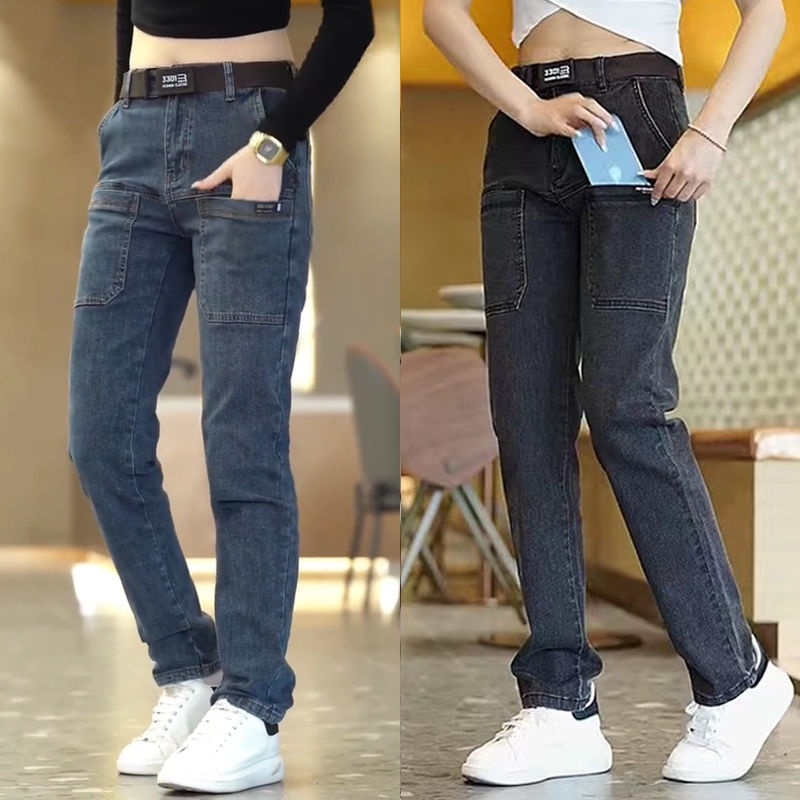 COD DSFEDTGETEER 【kho sẵn sàng COD】QSDFDDuần Jean Ôm Co Giãn Thời Trang Xuân Hè Mới Cho Nam