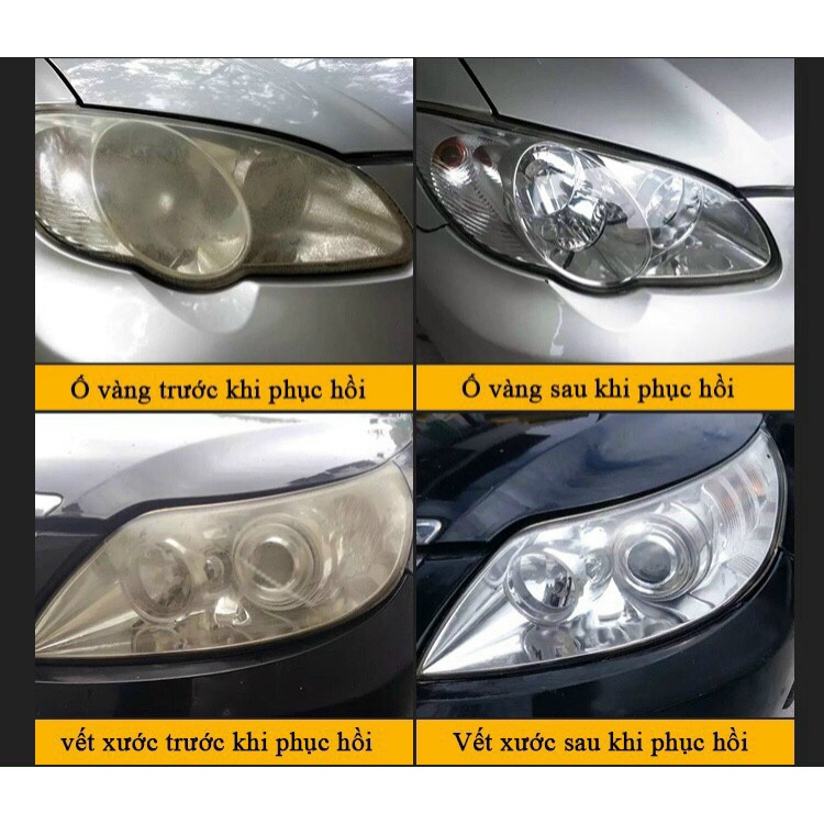 dung dịch đánh bóng mặt đèn pha. hóa chất làm đèn
