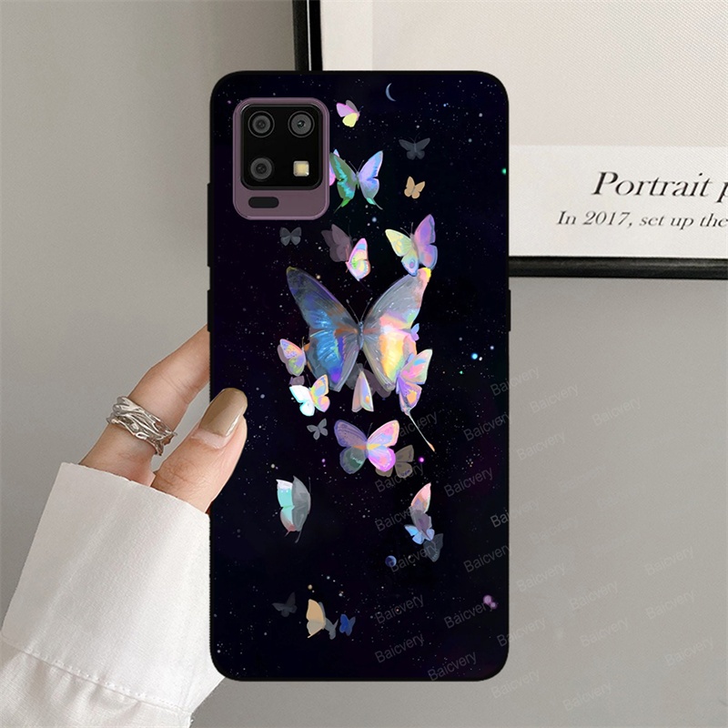 Pattern Casing Sharp Aquos ZERO 6 Wolf Colorful Case Capas Phone Bumper Shockproof Back TPU Soft Cover