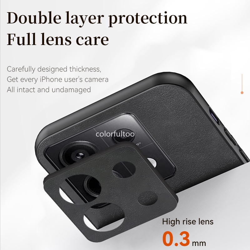 Da thuộc da cừu vỏ điện thoại Cho Redmi Note 13 Pro Cộng Với 13Pro + Note13 Note13Pro 5G bề mặt lì Trường Hợp nhựa TPU mềm Silicone Vỏ bảo vệ Cover Quay Lại