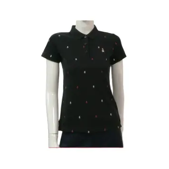 ladies knitted polo shirt