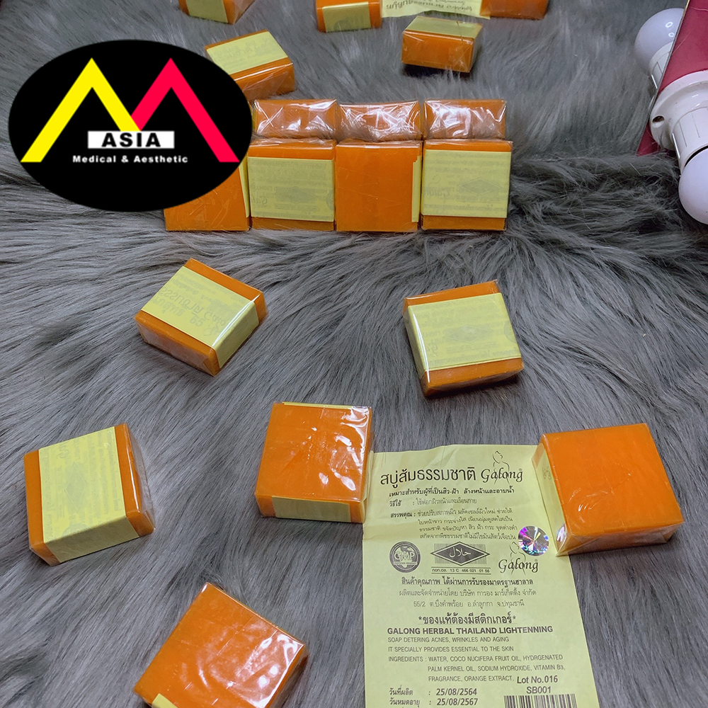 Xà phòng cam nghệ trắng da thái lan