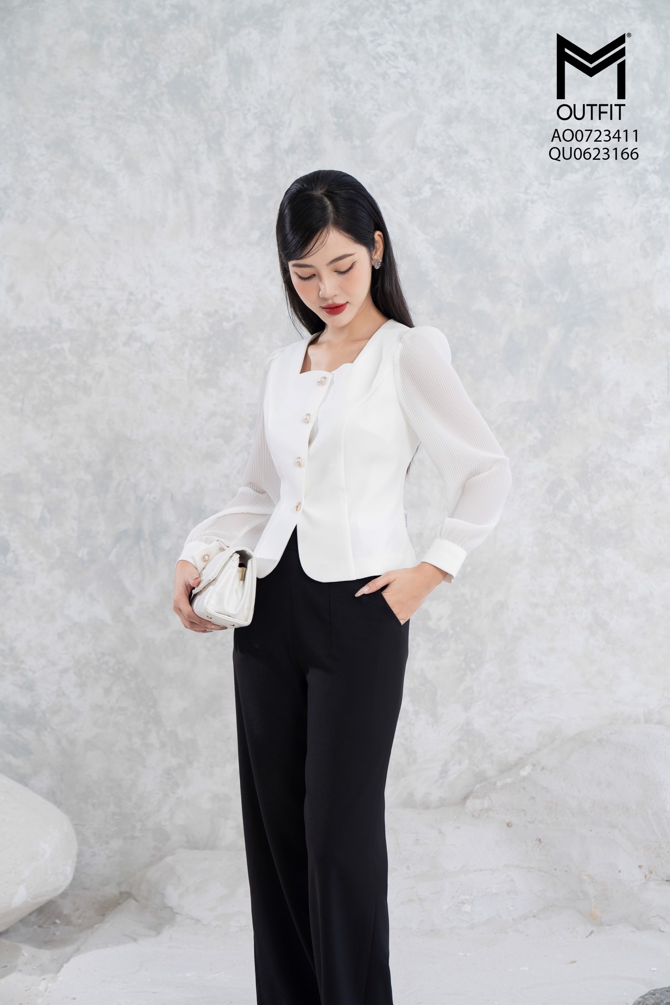SƠ MI CỔ VUÔNG
