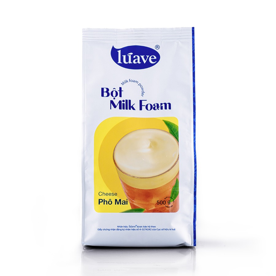 Bột milk foam Luave gói 500g (3 vị)