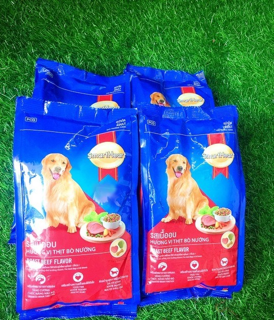 Thức ăn cho chó Smart heart vị bò 400g