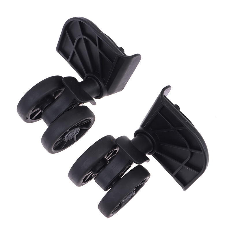 2Pcs Luggage Suitcase Wheel Suitcase Repair Set Wear Resistant 360 Swivel Replacement Detachable. 