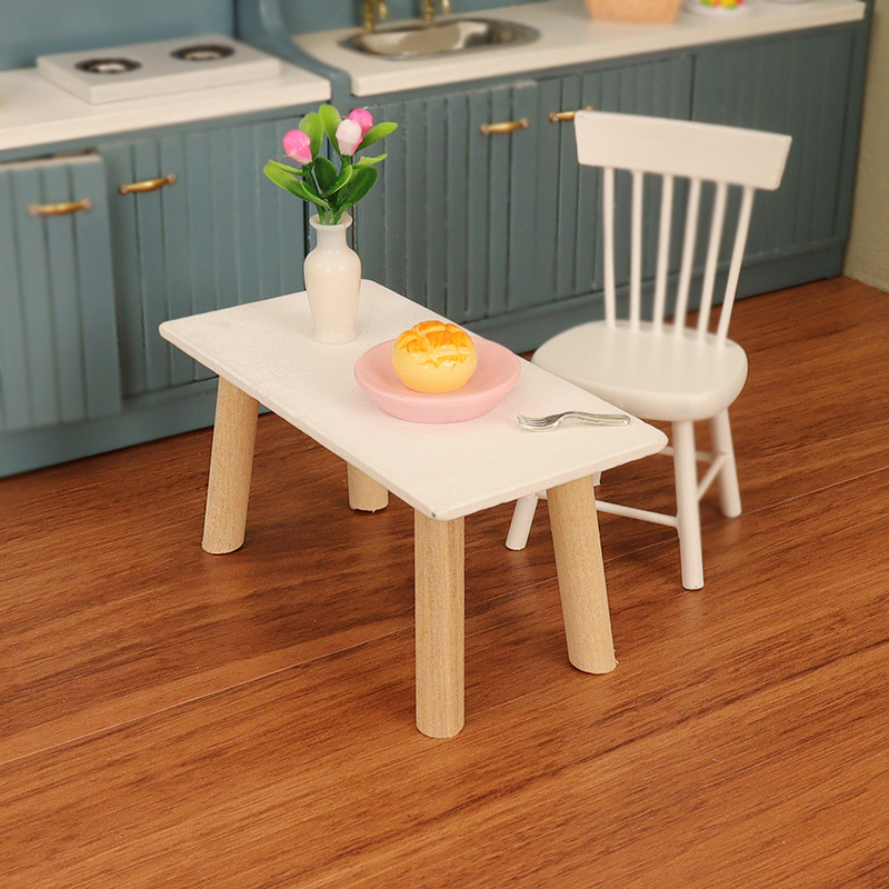 Doll House Simulation Mini Table Living Room Furniture Life Scene Decoration Model Jessica