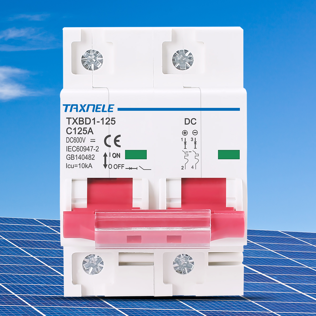 INTERRUTTORE ISOLATORE DC Compatto Impermeabile IP65 2P 40A Per Soluzioni Salvaspazio EUR 81,80 - Foto 2