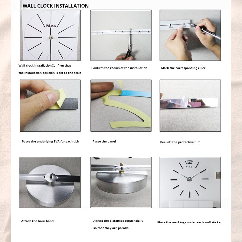 【Hot ticket】 3D Digital Wall Clock Roman Numerals Design Wall Clock ...