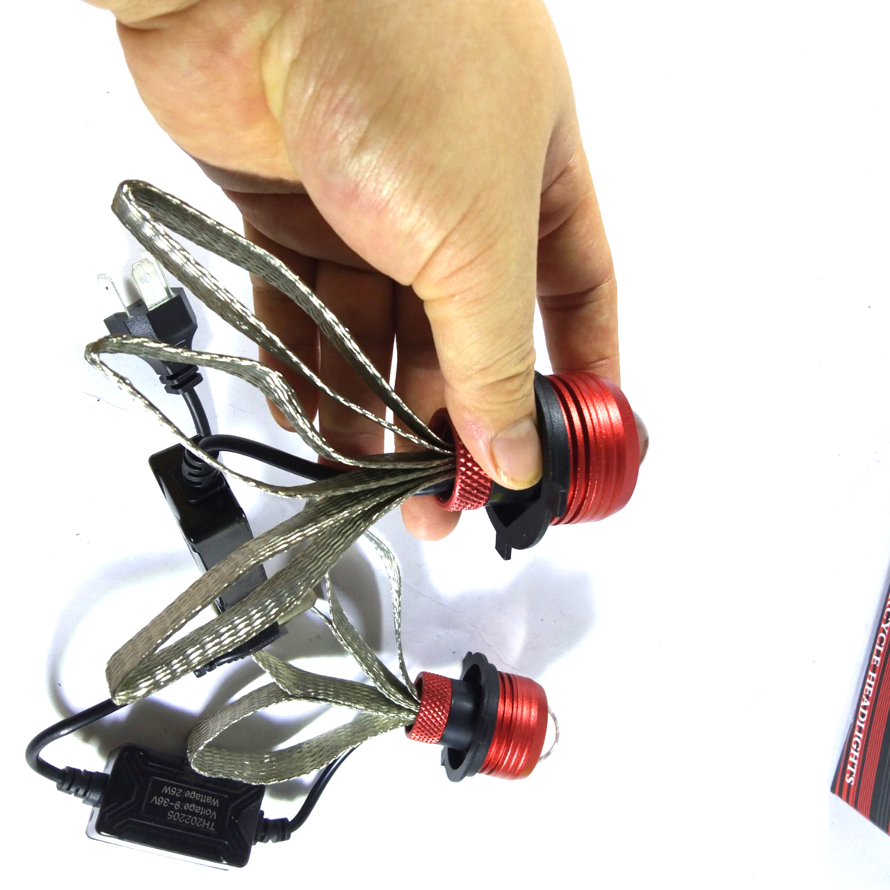 ĐÈN PHA LED BI CẦU MINI RUBY SIÊU PHẨM GOM ÁNH SÁNG CHUYÊN Ô TÔ - XE MÁY