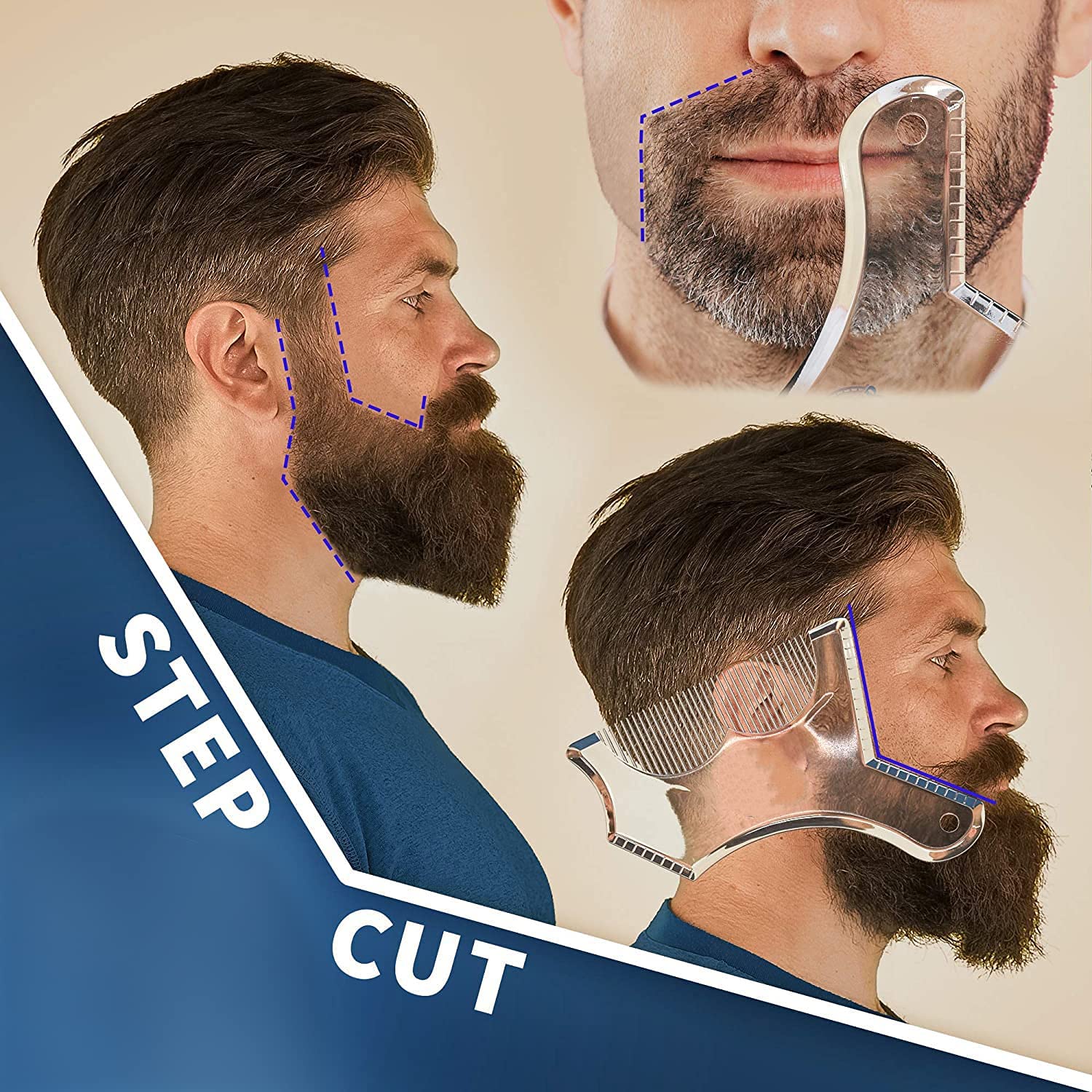 %E3%80%90Exclusive%20Online%20Deals%E3%80%91%202pcs/set%20Multifunktional%20Men's%20Beard%20Shaping%20Tool%20Template,%20Beard%20Guide%20Shaper%20with%20Inbuilt%20Comb,%20Multi-liner%20Edges%20Shave%20for%20Cu%20-%20Image%207