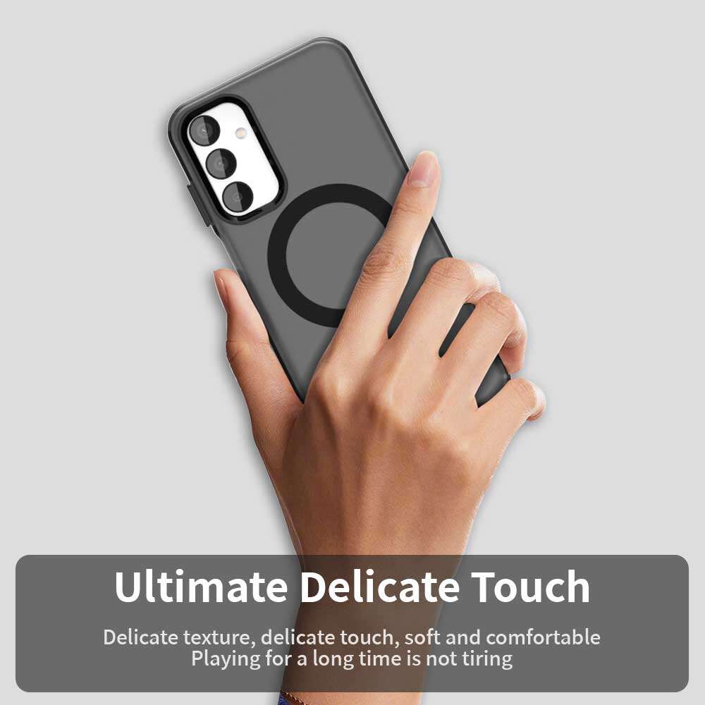 lthmy for Samsung Galaxy A36 5G A56 5G casing magnetic translucent matte back cover shockproof anti-fingerprint case. 