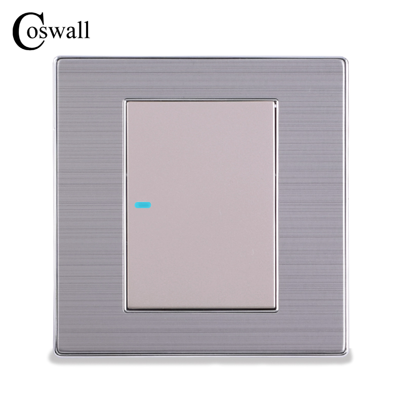 【TrendGlobe】Coswall 1 Gang 2 Way Luxury LED Light Switch On / Off Wall ...