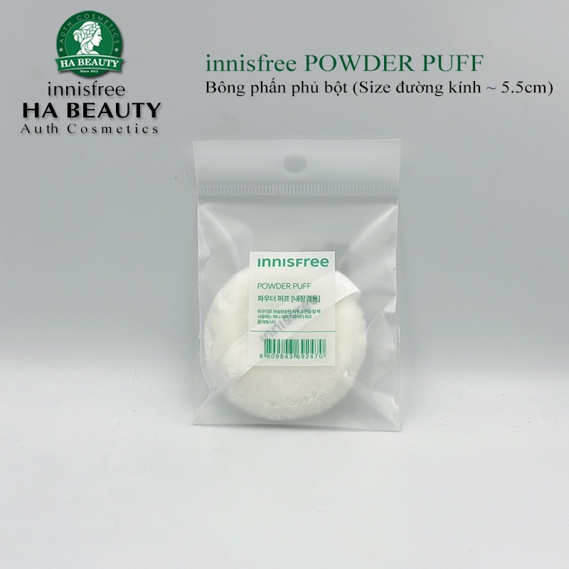 Bông phấn trang điểm dùng cho phấn phủ bột innisfree Mini Powder Puff
