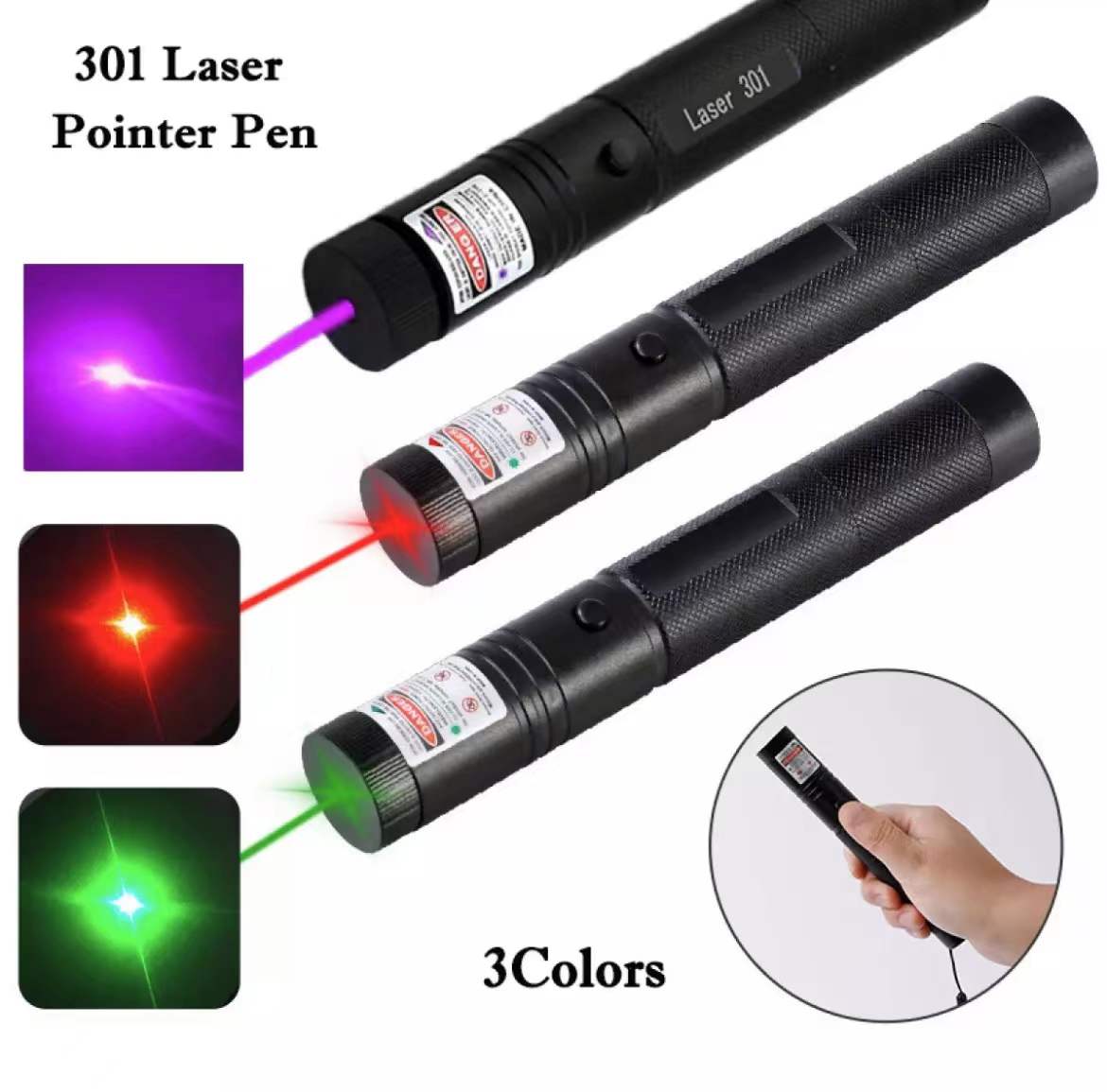 Visible Beam Light Lazer 10000m 650nm 301 High Power Pointer Purple Laser Pen 