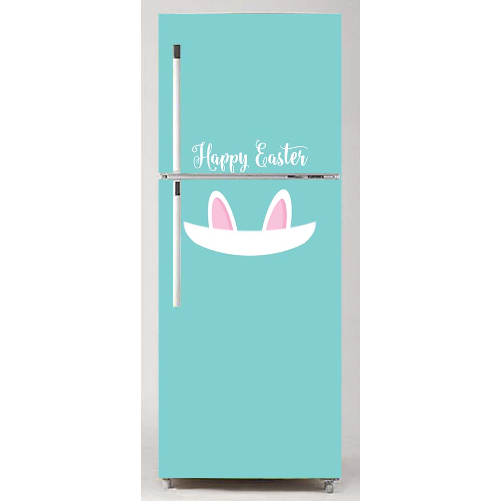 [HCM]Decal dán tủ lạnh Tai thỏ