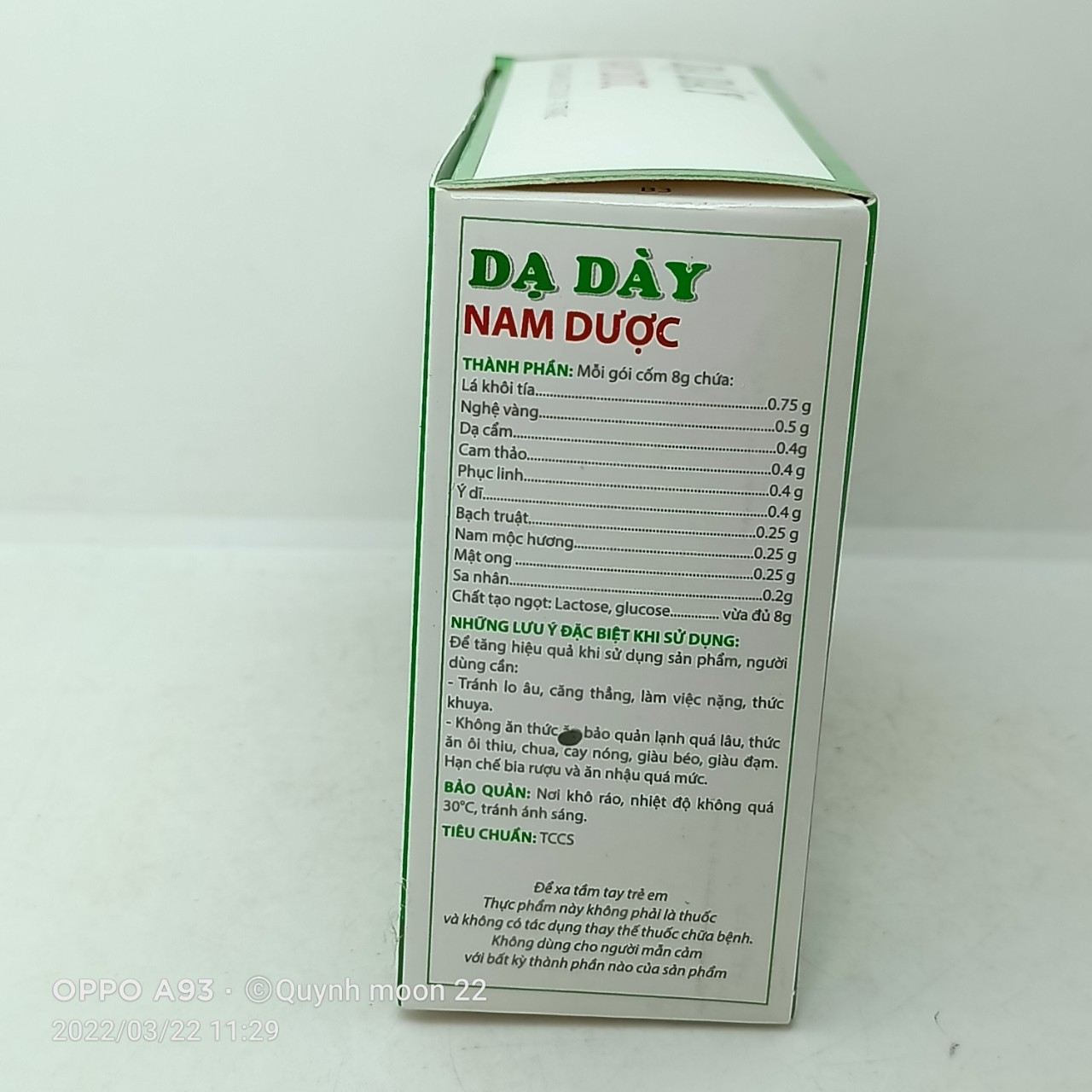 Dạ dày nam dược hộp 12 gói