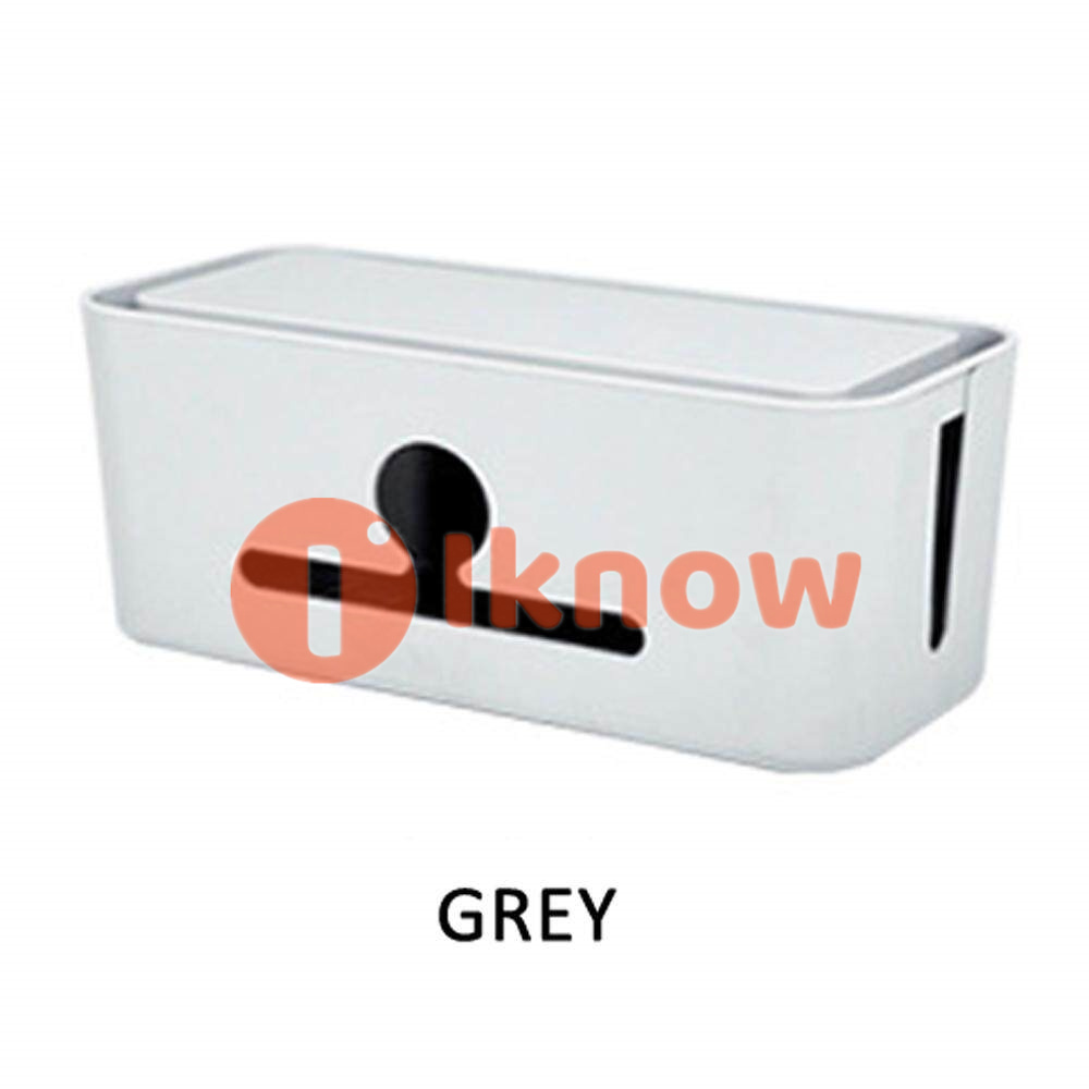 I know Table Cable Organizer Power Cord Board Storage Box USB Charger Strip Fixed Finishing Office Desktop Plug Cable Box