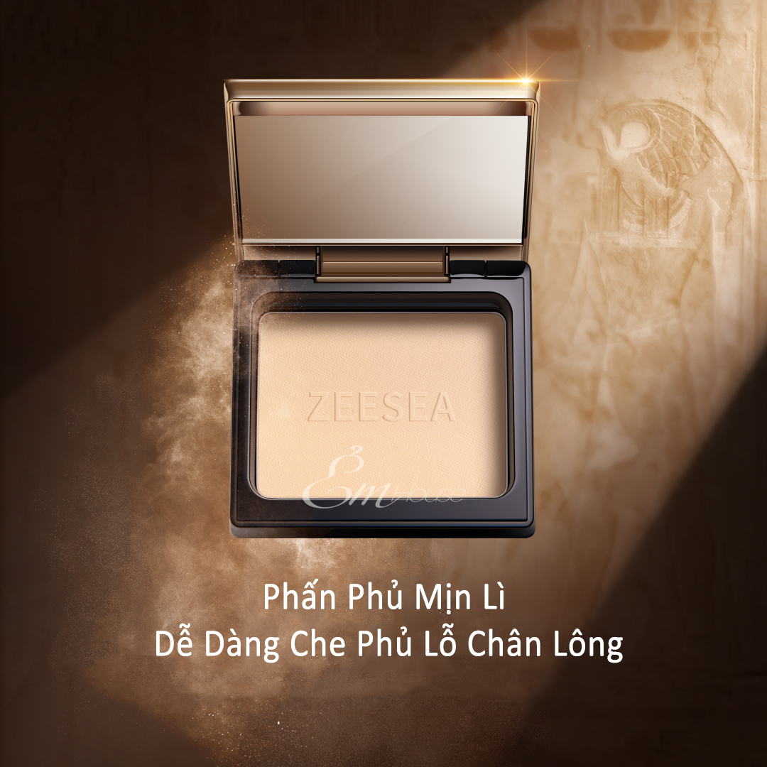Phấn phủ ZEESEA dạng nén cho da khô và da thường Matte Setting Powder