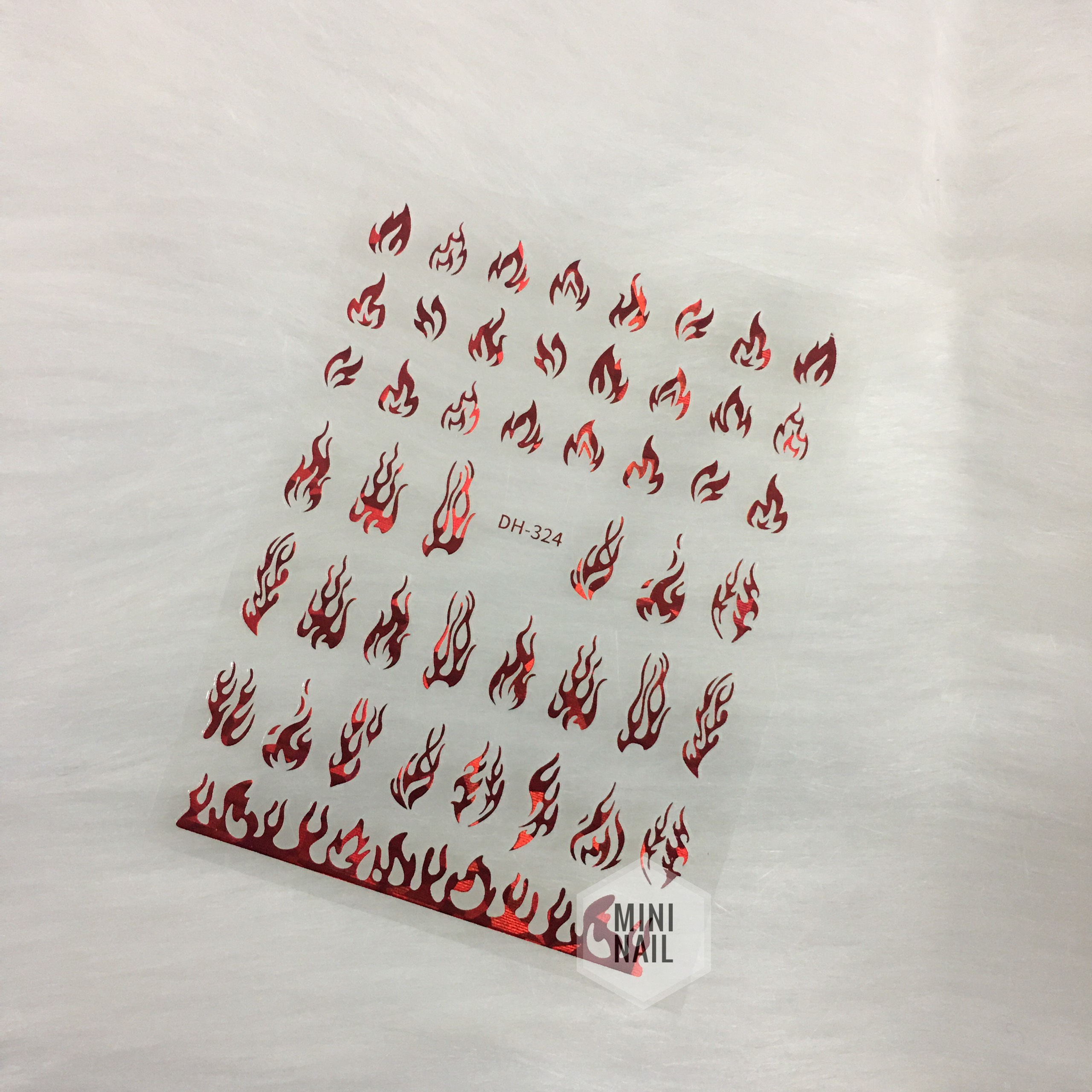 Sticker nail dán móng tay hình ngọn lửa, miếng dán móng tay hình ngọn lửa