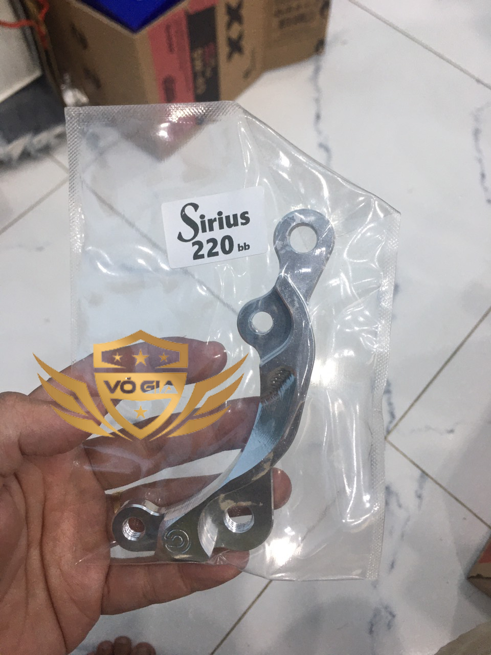 Pass nhôm CNC gắn heo dầu Nissin Pass trước cho Ex Winner Sonic Raider Satria Wave Fu