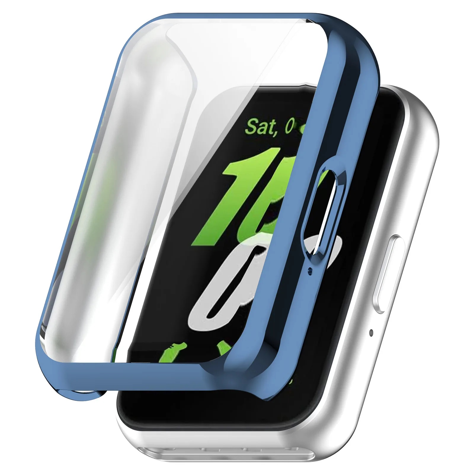 Screen Protector Case for Samsung Galaxy Fit3 Full Coverage Bumper Soft TPU Protective Cover for Samsung Galaxy Fit 3