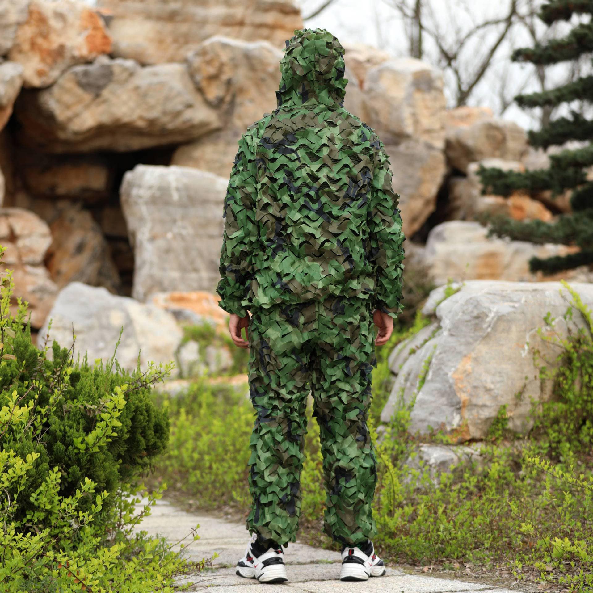 Full Body Ghillie Suit BDU Battle Dress Uniform Camouflage Clothing ...