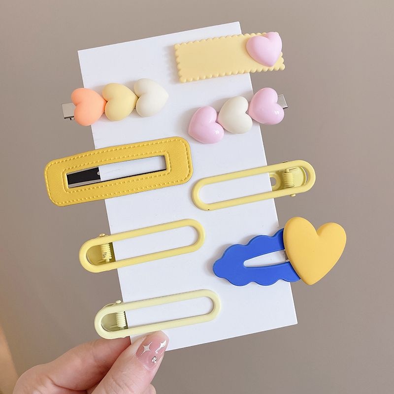 Set 8 Kẹp Tóc Thời Trang Hàn Quốc Dễ Thương Cho Nữ