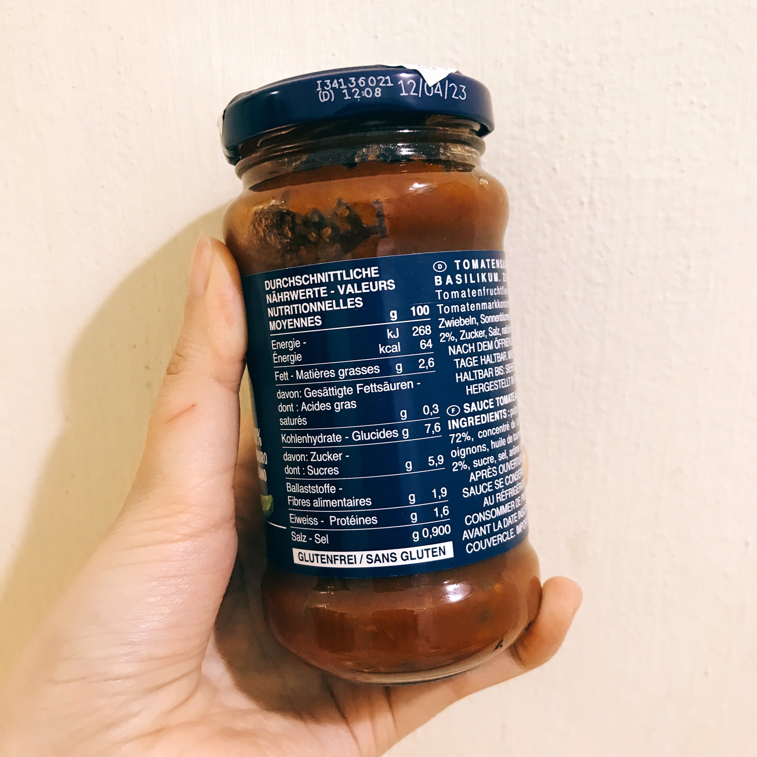 Sốt Barilla Basilico 200g