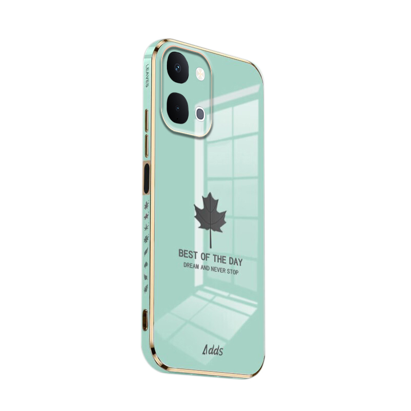 Phone case For VIVO Y31D Pro / IQOO Z11X Back cover Soft Shining Maple Leaves Design Cover For VIVO Y31D Pro / IQOO Z11X Cover cases.