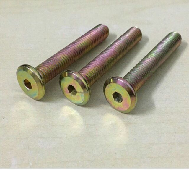 Bịch 50 Ốc bulong lục giác chìm M8 , Bulong lục giác bảy màu M8 ĐỦ KÍCH THƯỚC