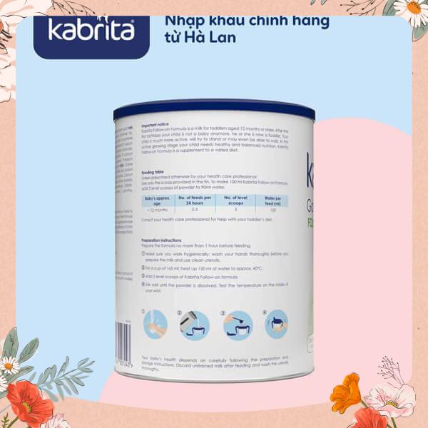 [Date 2025] Sữa dê Kabrita Số 2 800g (1-2 tuổi)