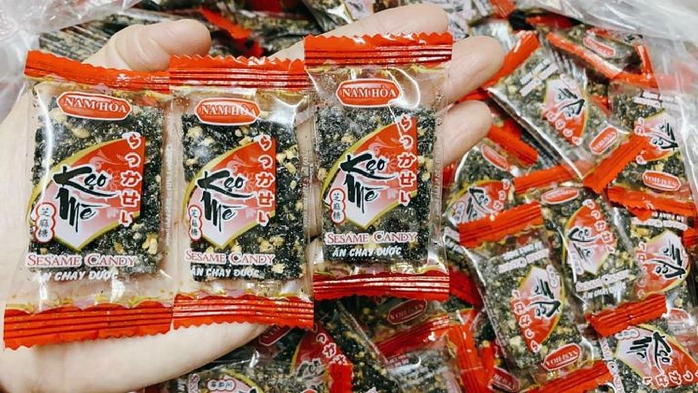 Kẹo mè đen nam hòa cao cấp - 100g