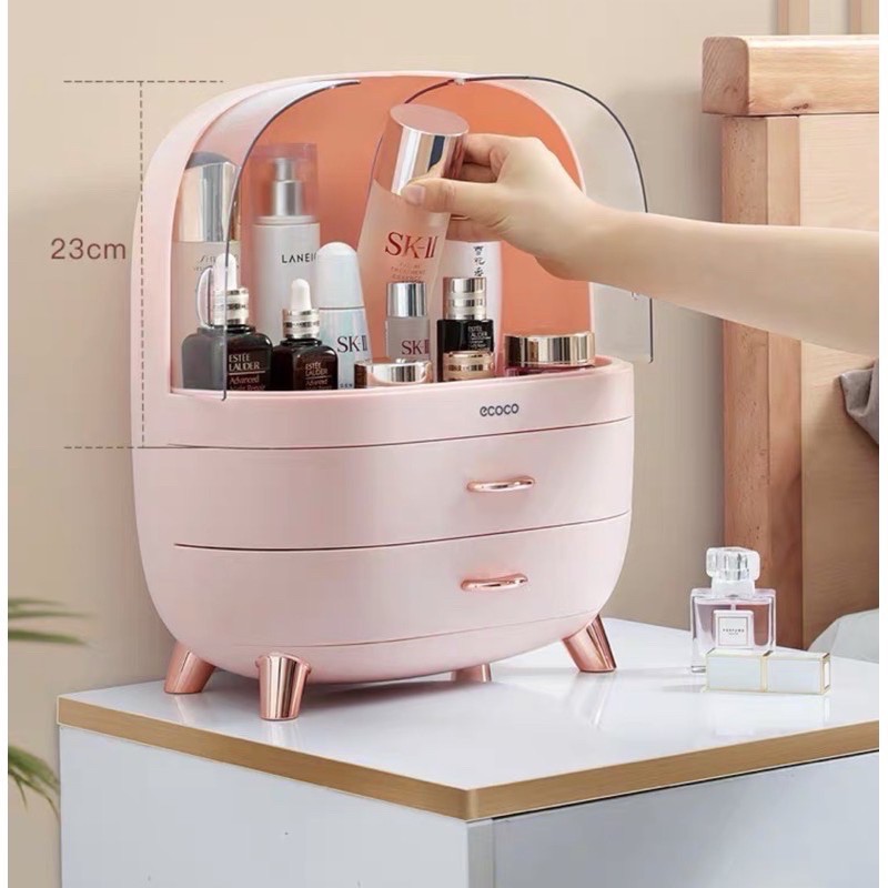 Tủ đựng mỹ phẩm có nắp ecoco cao cấp E2013-E2014