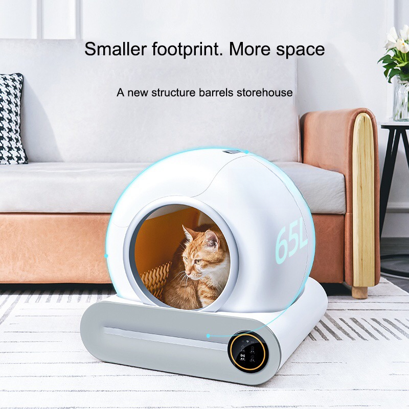 High Quality Automatic Self-cleaning Cat Litter Box with Ultra Health  Counter and UV Disinfection
