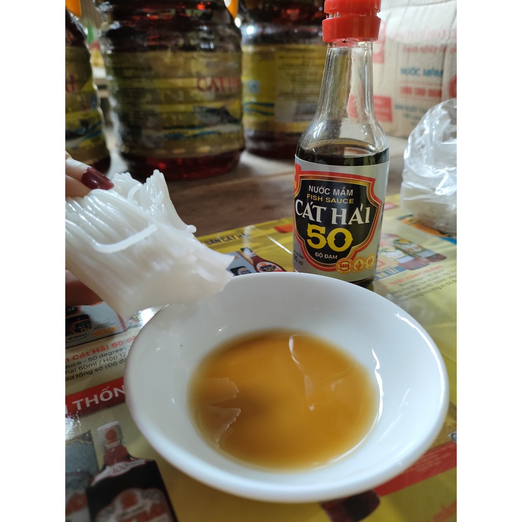 Nước mắm Cát Hải 50 độ đạm chai 250ml