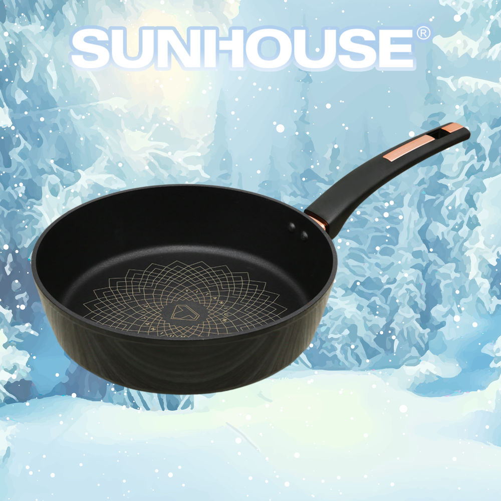 Chảo chống dính ultra titanium 30cm sunhouse st30b