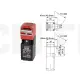 【Eco-friendly】 Cz-93b 2b 2nc Safety Interlock Limit Switch With Key. 