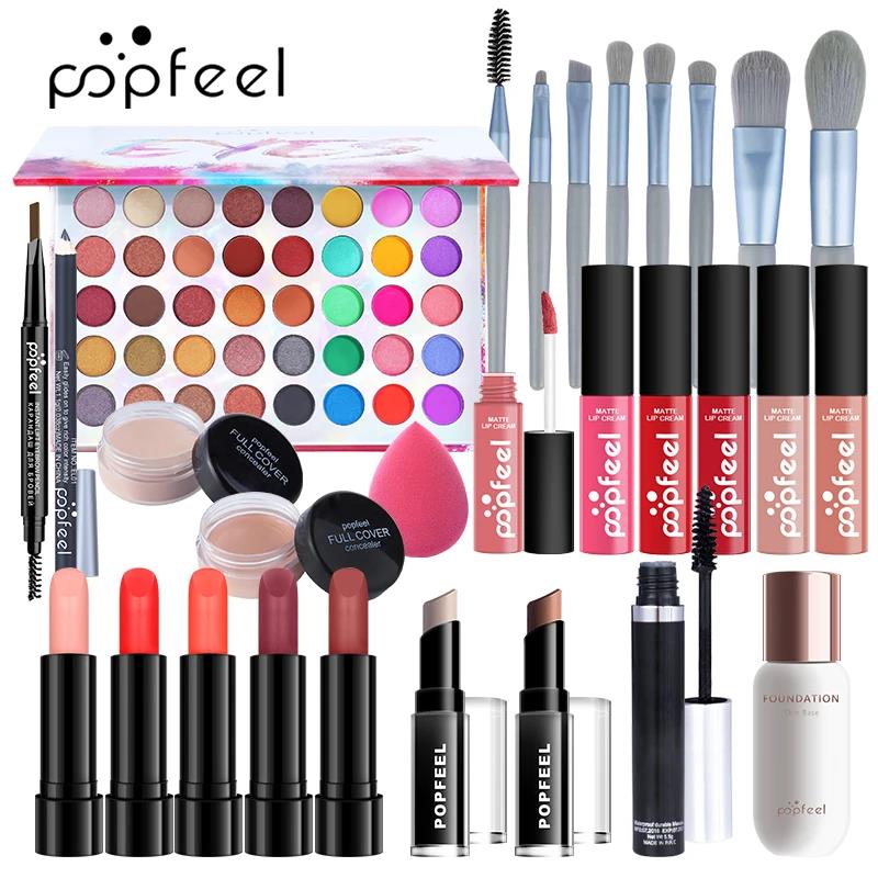 Yuantufei%20Fashion%20%20POPFEEL%20All%20In%20One%20Makeup%20Kit%20Cosmetics%20Set%20Eyeshadow%20Palette%20Concealer%20Foundation%20Makeup%20Brush%20Eyebrow%20Pencil%20Lipgloss%20Kit%20-%20Image%202