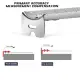 Braking Steel Ruler Tape Measure Clear Reading Tapeline Ergonomic Design for Family Friends Neighbors Gift. 